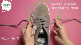 How to TIE YOUR SHOELACES 👟  Hack 2  Step by Step Guide for Kids [upl. by Rahs668]