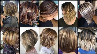 Latest Highlights Bob Haircuts amp Tow Tone Hair Color Ideas For Women 20232024  Fashion Hair Club [upl. by Moynahan958]