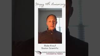 Blake Knauf Happy 10th Anniversary Diann Shaddox Foundation for Essential Tremor [upl. by Leumel]