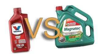 Valvoline MaxLife 10W40 vs Castrol Magnatec 10W40 [upl. by Calvinna]