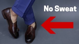 How To Avoid Sweating When Going Sockless [upl. by Niletak]