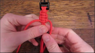 Easy Paracord Bracelet Tutorial [upl. by Alyal]