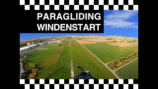 Paragliding Winde Schleppen Windenschlepp winch launch Winterthur Hegmatten Einweisung [upl. by Euqinomod]