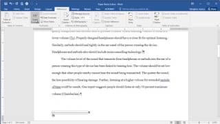 Microsoft Word 2016  Adding a Footnote [upl. by Uaerraj]