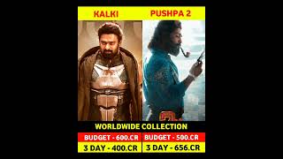 Pushpa 2 3 Day Box Office Collection  Pushpa 2 The Rule 3rd Day Collection  KALKI shorts [upl. by Torrin]