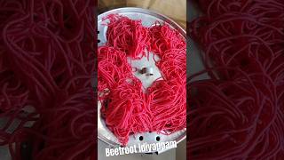 Beetroot idiyappam recipe cooking shorts shorts [upl. by Annael]