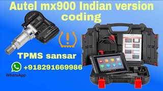 Coding tpms sansarautel mx900 Indian version [upl. by Atse530]