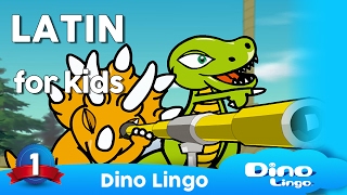 Learn Latin for kids  Animals  Online Latin lessons for kids  Dinolingo [upl. by Alita]