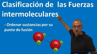 Clasificación de las Fuerzas intermoleculares Ordenar sustancias por su punto de fusión [upl. by Ario]