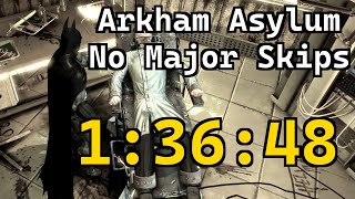 Batman Arkham Asylum Speedrun No Major Skips in 13648 obsolete [upl. by Walford]