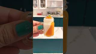 Mini Mango 🥭 Panna cotta miniaturecooking tinyfood ytshorts trendingshorts minivlog minifood [upl. by Paulita590]