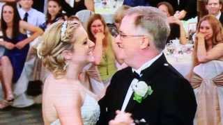 Beautiful Wedding Surprise Father Daughter Dance [upl. by Lemaj]