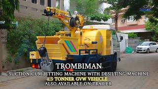 MANIAR TROMBIMAN  Desilting  Jetting and Suction Machine [upl. by Niawtna]