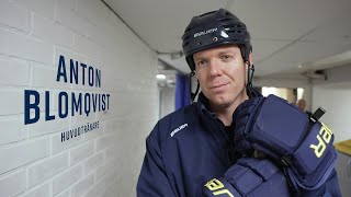 Anton Blomqvist inför HV71Rögle BK [upl. by Dena460]