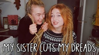 20 My sister cuts my dreadlocks [upl. by Goddart]