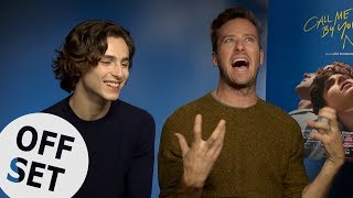 Timothée Chalamet loved teasing Armie Hammer for his dance moves [upl. by Kreiker182]