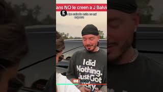 J Balvin sorprende a fans pero no creen que sea él [upl. by Gasper]