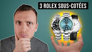 3 montres Rolex sous cotées qui prendront de la valeur  📈 [upl. by Amsirac]