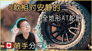 5款相对安静的AT轮胎｜5 Quiet All Terrain Tires [upl. by Zenobia973]