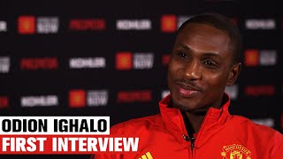 Odion Ighalo First Interview  Manchester United [upl. by Arel]