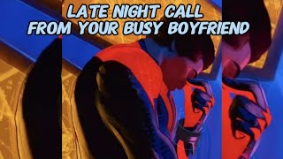 Late Night Call From Your Busy Boyfriend Miguel OHaraAI ASMR [upl. by Channing532]