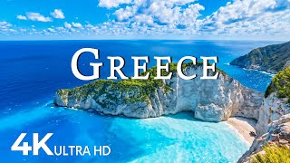 Greece 4K UHD  Scenic Relaxation Film With Calming Music  4K Video Ultra HD [upl. by Shawna83]