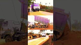 Tata damper track only road King 👑👑 10 Chaka bhojpuri funny love [upl. by Iago]