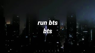 run bts by bts english lyrics [upl. by Ydur]