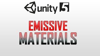 Emissive Materials in Unity [upl. by Nnylsia]