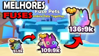 😲 FIZ AS MELHORES FUSES DO UPDATE 1 DO PET SIMULATOR 99  LOCALIZAÇÃO DAS 5 NOVAS RELIQUIAS  ROBLOX [upl. by Aleck]