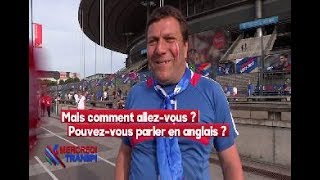 MALAISE dun supporter Français ne sachant pas parler Anglais dans Quotidien [upl. by Olag]