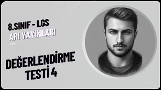 8SINIF LGS  DEĞERLENDİRME TESTİ 4  ARI YAYINLARI [upl. by Kaczer]