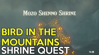 The Bird In The Mountains Shrine QuestMozo Shenno Shrine  Legend Of Zelda Breath Of The Wild [upl. by Lael733]