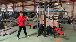 4 station multi functional machine fitness gym sports motivation [upl. by Rew]