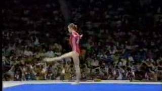 Svetlana Boginskaya 1988 Olympics compulsory floor [upl. by Juley]