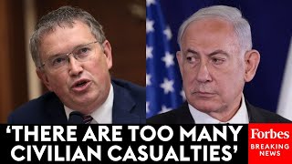 Thomas Massie I Dont Want To Condone What Israels Doing [upl. by Iohk]