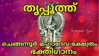 തൃപ്പൂത്ത്  chengannur mahadeva temple  hindu devotional song  Vaikhary music chengannur [upl. by Lefty]