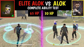 New Elite Alok Character Ability Test  Elite Alok Vs Normal Alok  Garena Free Fire [upl. by Mairim]