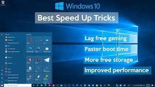 How to Speed Up Your Windows 10 Performance Best Settings Ever [upl. by Oswin]