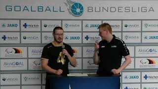 Goalball Bundesliga 2024 3 Spieltag  Interview mit Philipp Tauscher [upl. by Adnov]