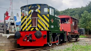 Class 02 D2867 rolling along the Northampton Ironstone Railway 17092023 [upl. by Corly]