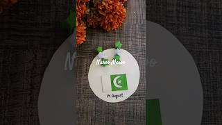 14 August Pin Ideas🇵🇰  Craft Ideas Nuroo Meroo diy papercraft 14august independenceday shorts [upl. by Cryan]