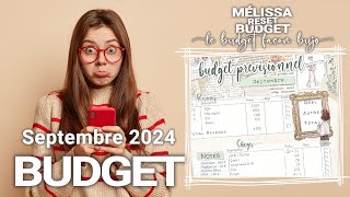 BUDGET septembre 2024  Jhésite  enveloppecashmelissaRB [upl. by Chanda329]