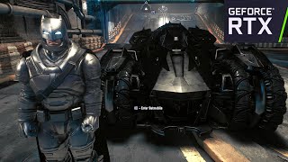 BVS BATFLECK amp DARK BATMOBILE SKIN MOD Free Roam GAMEPLAY  BATMAN ARKHAM KNIGHT HD [upl. by Winter]