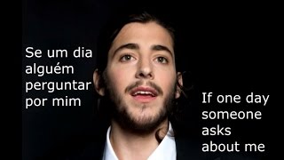 Salvador SobralAmar Pelos Doislyrics english translation Eurovision Portugal 2017 [upl. by Lowry]