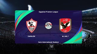 Zamalek vs Al Ahly 24102024 Final Egyptian Supercup PES 2021 [upl. by Sacrod]