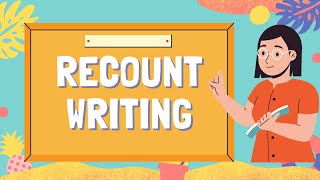 How to write a Recount  Recount writing creativewriting memoir writingjournal [upl. by Reichel]