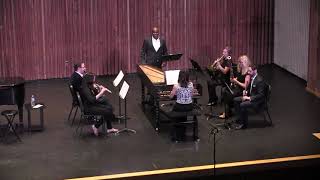 Bach amp Haydn Frank Ward Jr bassbaritone part 1 recital [upl. by Yerfdog262]