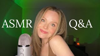 ASMR QampA 🤍 1K Subscriber Special 🌙 Gentle Whispers Finger Flutters Hand Sounds [upl. by Clotilde980]