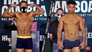 DEVIN HANEY VS YURIORKIS GAMBOA  FULL WEIGH IN amp FACE OFF VIDEO [upl. by Tatianna]